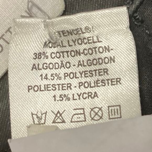 DL1961 x Jessica Alba Black No. 1 Trimtone Skinny Leg Coated Jeans Pants Sz 30 - Picture 7 of 7